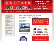 Tablet Screenshot of belfairselfstorage.com